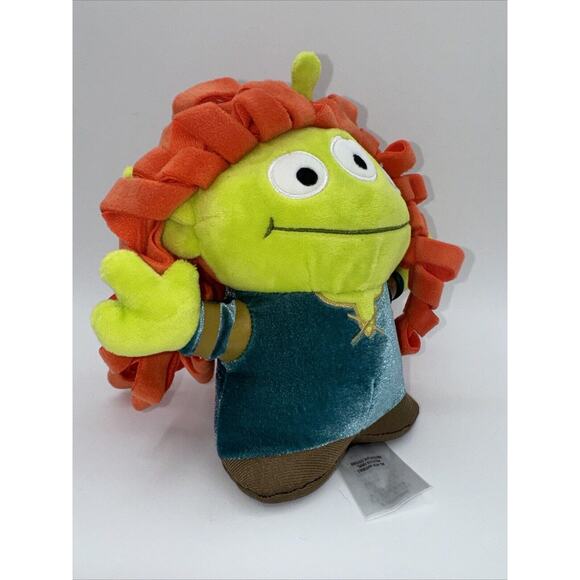 Disney Store ALIEN REMIX Toy‎ Story Alien BRAVE Merida Stuffed Plush Doll RARE - Picture 5 of 10